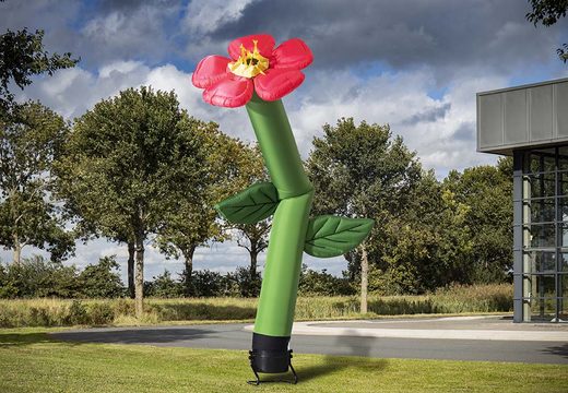 Vente la fleur de skydancer de 4,5 m de haut maintenant en ligne chez JB Gonflables France. Livraison rapide pour tous les airdancers standard