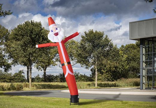 Vente maintenant en ligne le skydancer 3d Santa Claus de 6 m de haut chez JB Gonflables France. Airdancers gonflables dans des couleurs et des tailles standard disponibles en ligne