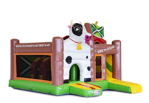 Faites fabriquer un château gonflable Multiplay Achterhoek Jumping Kids sur mesure dans votre propre identité d'entreprise chez JJB Gonflables France. Commandez en ligne des châteaux gonflables personnalisée de toutes formes et tailles