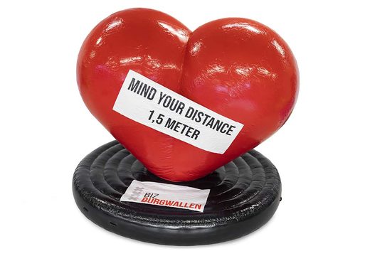 Obtenez votre agrandissement de produit BIZ Burgwallen Inflatable Heart en ligne. Commandez des objets 3D gonflables en ligne chez JB Gonflables France