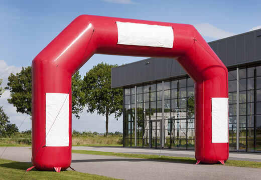 Achetez des arches gonflables standard de départ et d'arrivée en rouge chez JB Gonflables France. Commandez des arches publicitaires publicitaires de différentes couleurs et tailles en ligne chez JB Gonflables France