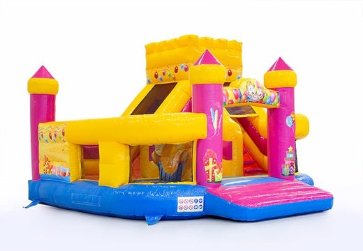 Commandez un château gonflable géant de fête multifonctionnel Funcity pour les enfants. Achetez des château gonflable XXL en ligne chez JB Gonflables France