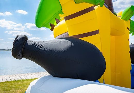 Inflatable schuim bubble park in thema piraat kopen voor kids