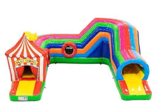 Achetez Playfun crawl tunnel playzone gonflable sur le thème du cirque pour les enfants. Commandez des playzone gonflables en ligne chez JB Gonflables France