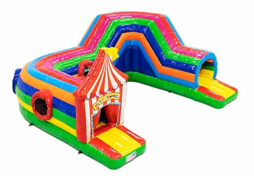 Achetez un grand playzone gonflable de cirque à tunnel de rampement pour les enfants. Commandez des playzone gonflables en ligne chez JB Gonflables France