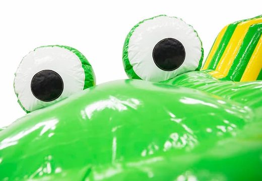 Achetez un grand playzone gonflable de crocodile à tunnel de rampement pour les enfants. Commandez des playzone gonflables en ligne chez JB Gonflables France