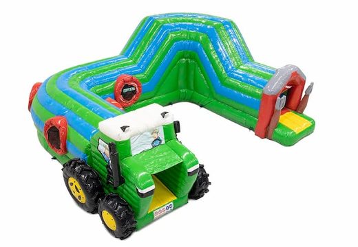 Achetez un spacieux playzone gonflable de tracteur à tunnel pour enfants. Commandez des playzone gonflables en ligne chez JB Gonflables France
