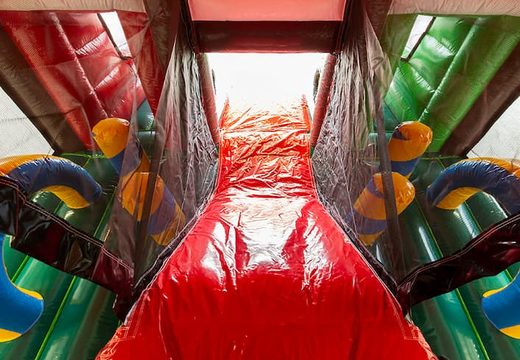 Château gonflable géant multijoueur de ferme d'intérieur gonflable avec toboggan dans le thème Lego pour les enfants. Achetez des super châteaux gonflables en ligne chez JB Gonflables France