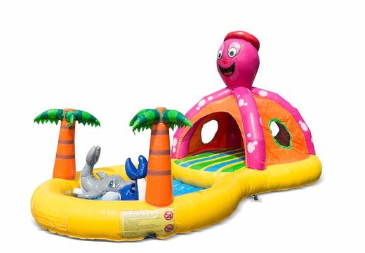 Achetez un playzone gonflable amusant semi-ouvert avec piscine dans le thème playzone seaworld sea pour les enfants. Commandez des playzone gonflables en ligne chez JB Gonflables France