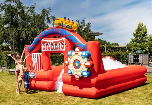 Opblaasbare schuim bubble park in thema rollercoaster te koop voor kids