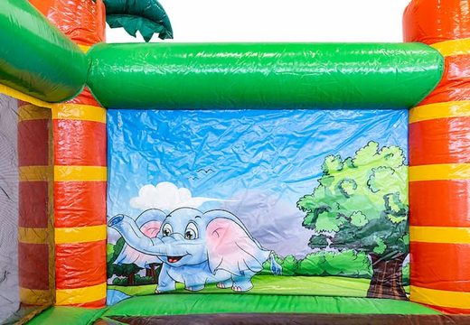 Achetez un châteaux gonflables montagne d’air avec des murs sur le thème de la jungle pour les enfants. Commandez des châteaux gonflables montagne d’air en ligne chez JB Gonflables France