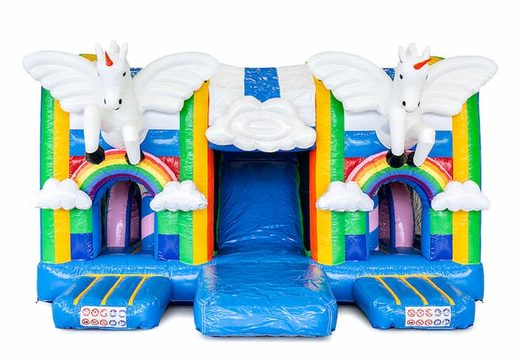 Achetez le super châteaux gonflables Multiplay XXL Unicorn dans un design unique pour les enfants. Commandez des château gonflable géant en ligne chez JB Gonflables France