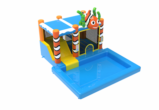 Commandez le château gonflable multi splash bounce seaworld de JB Gonflables France. Achetez des châteaux gonflables en ligne chez JB Gonflables France