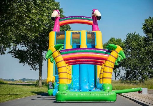 Commandez Drop & Slide Jungle château gonflable pour enfants. Acheter des châteaux gonflables en ligne chez JB Gonflables France