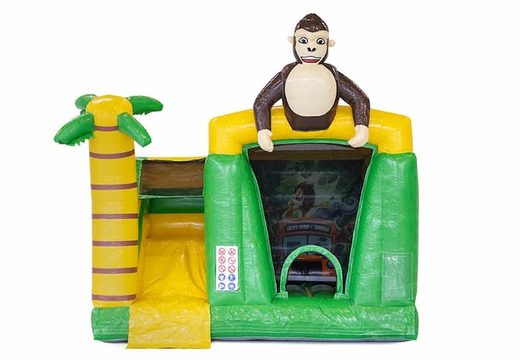 Achetez une château gonflable multijoueur gonflable sur le thème de la jungle comprenant un objet 3D d'un gorille avec ou sans baignoire pour enfants chez JB Gonflables France. Commandez des châteaux gonflables en ligne chez JB Gonflables France
