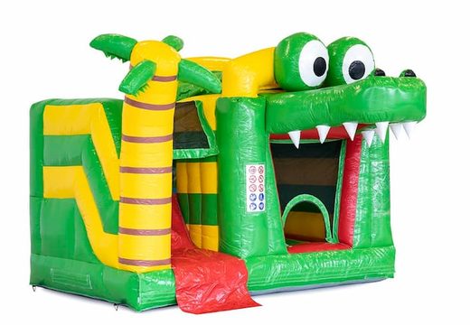 Achetez un château gonflable multijoueur sur le thème du crocodile avec ou sans baignoire pour enfants chez JB Gonflables France. Commandez des châteaux gonflables en ligne chez JB Gonflables France