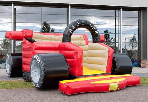 Château gonflable super voiture de course de Formule 1 à vendre pour les enfants. Achetez des châteaux gonflables en ligne chez JB Gonflables France