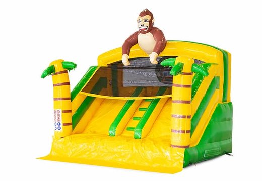 Achetez un château gonflable splashy slide jungle pour enfants chez JB Gonflables France. Commandez des châteaux gonflables en ligne chez JB Gonflables France
