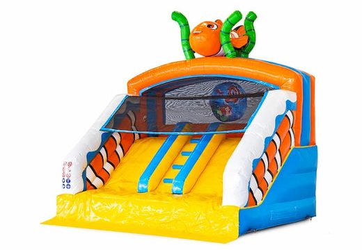 Commandez le château gonflable Splashy Slide Seaworld pour enfants chez JB Gonflables France. Achetez des châteaux gonflables en ligne chezJB Gonflables France