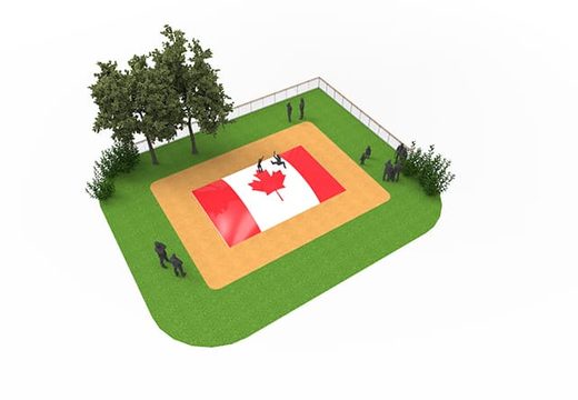 Achetez Airmountain gonflable sur le thème du drapeau du Canada pour les enfants. Commandez des airmountains gonflables maintenant en ligne chez JB Gonflables France