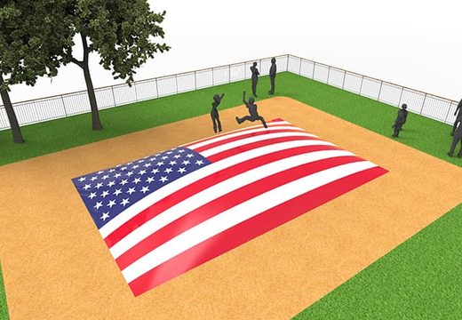 Achetez airmountain gonflable sur le thème du drapeau américain pour les enfants. Commandez des airmountains gonflables maintenant en ligne chez JB Gonflables France