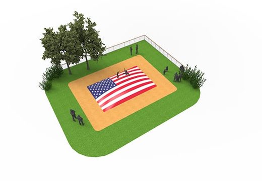 Achetez airmountain gonflable sur le thème du drapeau américain pour les enfants. Obtenez vos airmountains gonflables en ligne maintenant chez JB Gonflables France