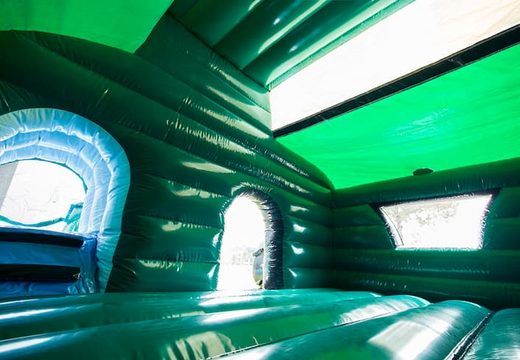 Maxi multifun groen tractor springkussen kopen voor kinderen bij JB Inflatables Nederland. Bestel springkussens online bij JB Inflatables Nederland