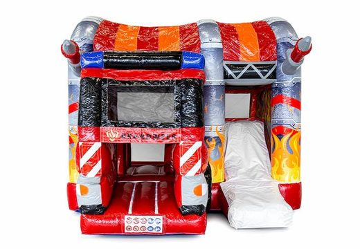 Commandez un mini château gonflable multi-jeux pour les sapeurs-pompiers pour enfants. Achetez des mini multiplay en ligne chez JB Gonflables France