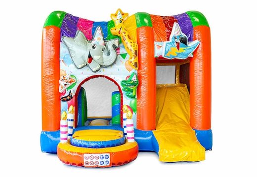 Commandez un mini château gonflable avec toboggan party pour les enfants. Achetez des mini multiplay en ligne chez JB Gonflables France