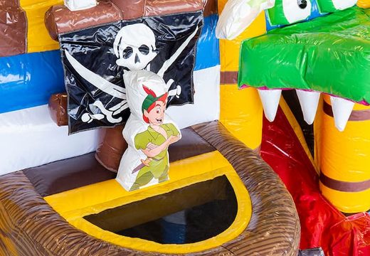 Achetez un mini château gonflable multijoueur sur le thème des pirates avec toboggan pour les enfants. Commandez des mini multiplay en ligne chez JB Gonflables France