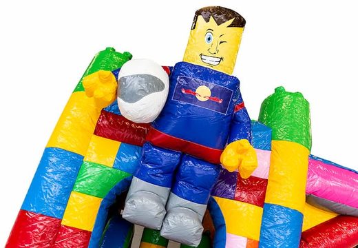 Achetez un châteaux gonflables multiplay lego moyen avec toboggan pour enfants. Commandez des toboggan châteaux gonflables en ligne chez JB Gonflables France