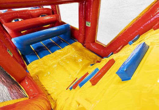 Parcours d'obstacles gonflables en montagnes russes avec objets 3D assortis pour les enfants. Achetez des parcours d'obstacles gonflables en ligne maintenant chez JB Gonflables France