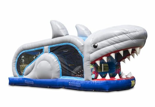 Parcours d'obstacles gonflables Small Run Shark de 8 m pour les enfants. Achetez des parcours d'obstacles gonflables en ligne maintenant chez JB Gonflables France