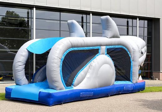 Commandez un parcours d'obstacles gonflable mini run shark 8m pour les enfants. Achetez des parcours d'obstacles gonflables en ligne maintenant chez JB Gonflables France