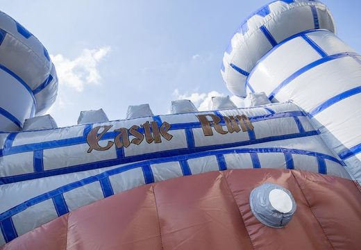 Parcours d'obstacles gonflables de château de 8 mètres de long pour les enfants. Achetez des parcours d'obstacles gonflables en ligne maintenant chez JB Gonflables France