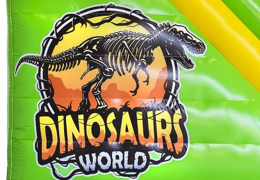 Commandez un toboggan compact gonflable pour enfants sur le thème des dinosaures