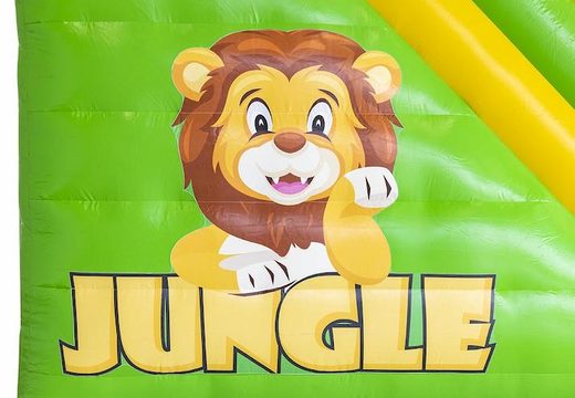 commander un coussin d'air toboggan gonflable sur le thème de la jungle pour les enfants