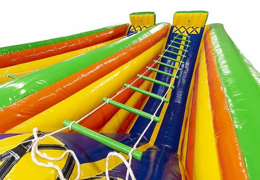 Opblaasbare Twister ladder bestellen voor klimmen kinderen attractie zeskamp bij JB Inflatables