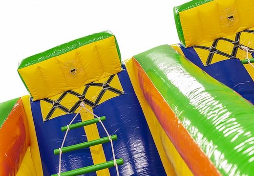 Professionele Twister ladder opblaasbaar bestellen voor klimmen kids attractie zeskamp bij JB Inflatables