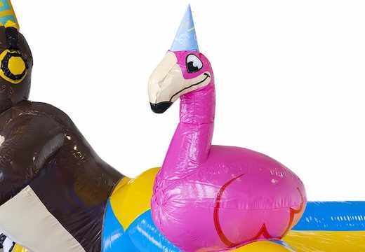 Commandez un coussin d'air gonflable standard sur le thème de la fête des animaux pour les enfants