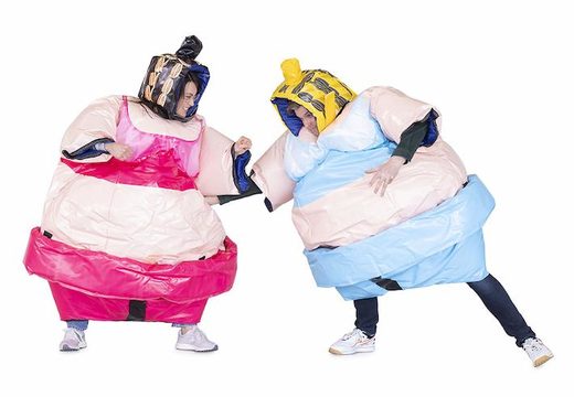 2 costumes de sumo big mama en rose et en bleu pour lutter à vendre
