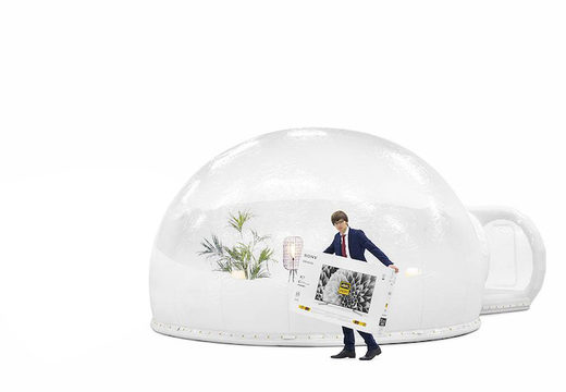 Acheter dôme intimité gonflable 5 mètres avec entrée transparente chez JB