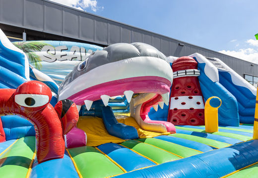 Acheter grand parc de jeux château gonflable gonflable sur le thème du monde marin de 15 mètres