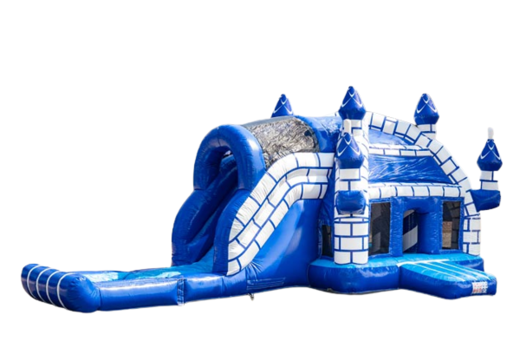 Commandez un grand château gonflable multijoueur d'intérieur sur le thème du château pour les enfants
