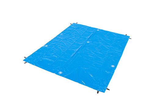 Acheter un tapis de sol de 9 mètres sur 6 mètres pour sous un gonflable en bleu