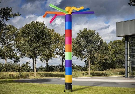 Vente le skyman gonflable de 6 m de haut sur tube maintenant en ligne chez JB Gonflables France. Achat tous les skydancers standard directement de notre stock