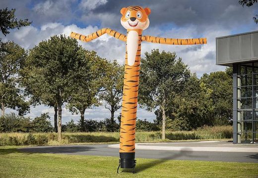 Vente le tigre gonflable skydancer de 5m de haut maintenant en ligne chez JB Gonflables France. Achetez les airdancers gonflables standard pour chaque événement