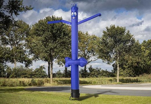 Vente une flèche directionnelle gonflable 3d airdancers de 6 m en bleu foncé chez JB Gonflables France. Achetez des skydancer gonflables dans des couleurs et des tailles standard directement en ligne