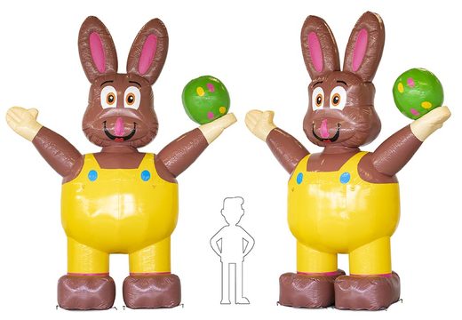 Commandez un accroche-regard gonflable lapin de Pâques 5 m
