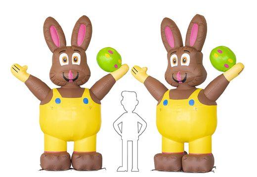 Commandez un accroche-regard gonflable lapin de Pâques 3,5 m